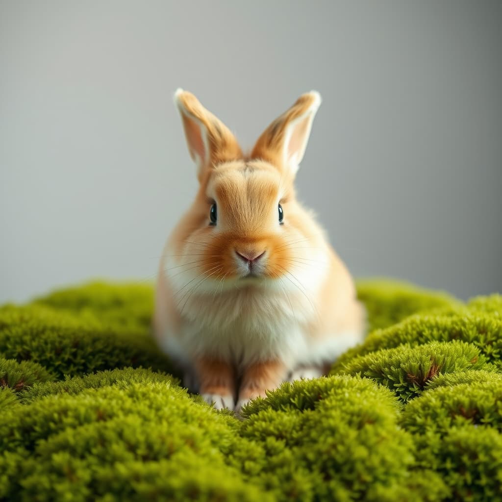 A cute rabbit sitting peacefully representing cute rabbit names